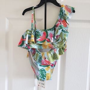 Zara Girl's Tropical Bikini Swimsuit
